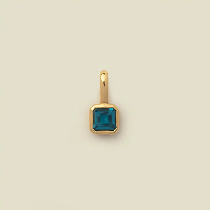 Stainless Steel Pendant DIY Birthstone Necklace for Woman Gold Color Designer Pendant Necklaces Bir PlatiNum