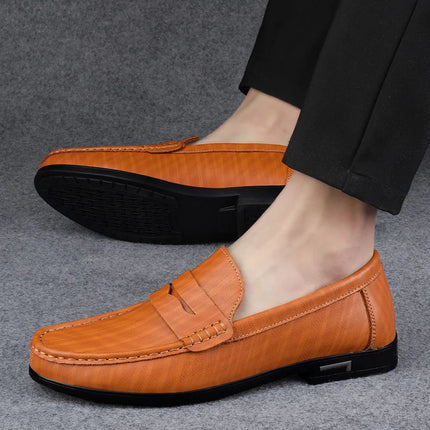 Designer Uomo Scarpe Casual Moda Uomo Scarpe Mocassini da uomo in vera pelle Mocassini Slip on Appartamenti da uomo Scarpe da guida maschili 2022