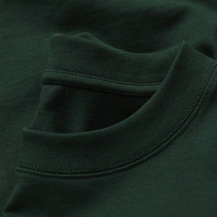 11.29oz 320Grams Heavy Cotton Weight Oversized Loose Men T-shirt Solid Color Drop Shoulder Short Sleeve High Quality PlatiNum