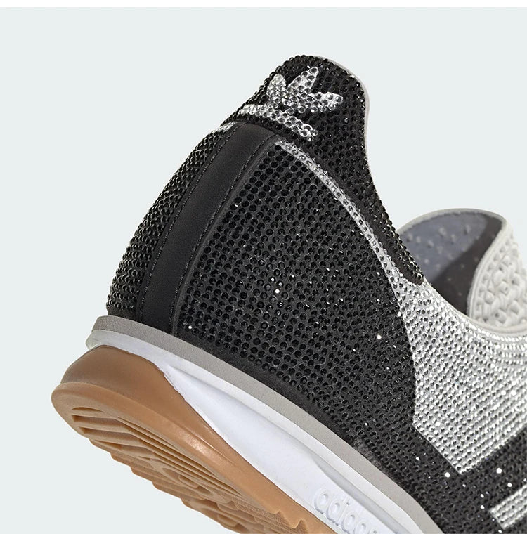 Scarpe sportive Adidas originali da donna con suola sottile, stile classico retrò, modello KJ6151