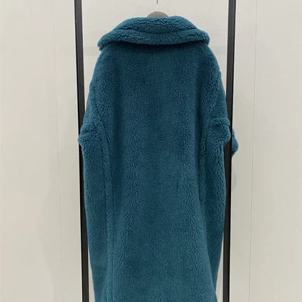 Max Teddy Coat 62% Alpaca 26% Wool 12% Silk Coat Winter Thicken Women's Coat