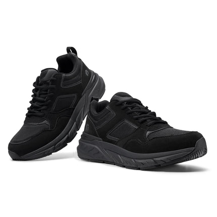 FitVille Le più nuove scarpe da corsa da uomo 4E Sneakers larghe con supporto per l'arco plantare per piedi piatti Sollievo dal dolore al tallone Fascite plantare