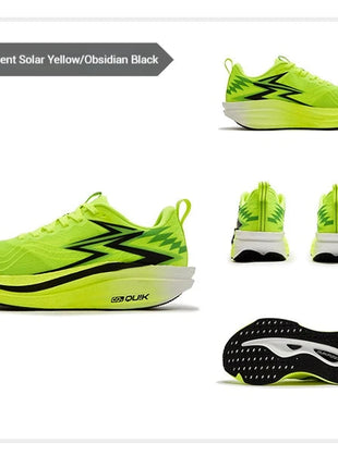 361 Degrees Flame 4.0 MIX Men Running Shoes Carbon Plate Racing Marathon Stable Rebound Wear-resistant Male Sneakers 672512204 PlatiNum