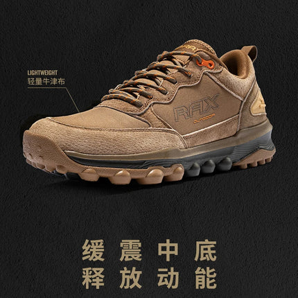 RAX Running Shoes Men&Women Outdoor Sport Shoes Breathable Lightweight Sneakers Air Mesh Upper Anti-slip Natural Rubber Outsole PlatiNum