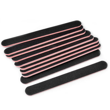 10Pcs Professional 100/180 Sandpaper Lime a Ongle Sanding Polishing Files Nail Equipment Manicure Buffer Nail Tool