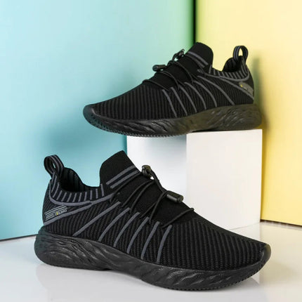 ONEMIX Nuove scarpe da corsa nere per uomo Sneakers da allenamento traspiranti impermeabili Scarpe sportive da trekking antiscivolo per esterni da uomo PlatiNum