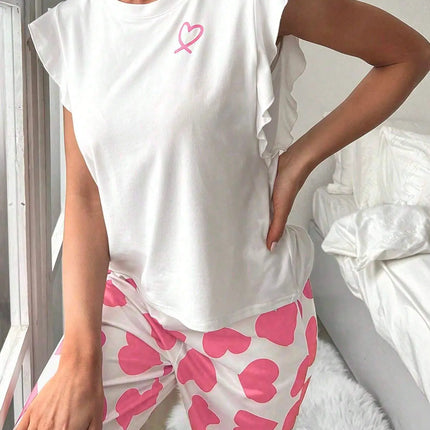 Pigiama estivo Set Pantaloni estivi da donna Set Pijama Pigiama da donna Indumenti da notte Donna che dorme Biancheria intima da notte sexy