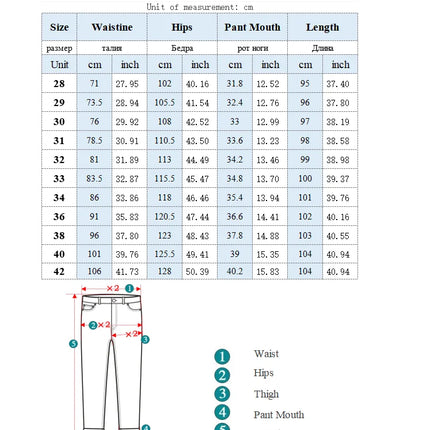 New Men's Loose Jeans Fashionable Outdoor Casual Harem Pants Retro Blue Baggy Street Hip-hop Work Pants