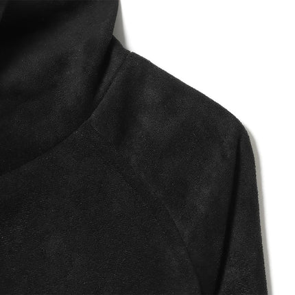 Elegant Suede Women Jacket Turn Down Collar Double Breasted Belt Waist Slim Jackets 2026 Autumn Winter Female Fashion Tops