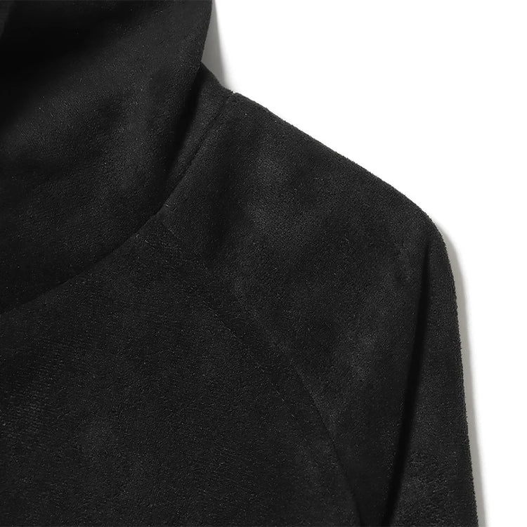 Elegant Suede Women Jacket Turn Down Collar Double Breasted Belt Waist Slim Jackets 2026 Autumn Winter Female Fashion Tops