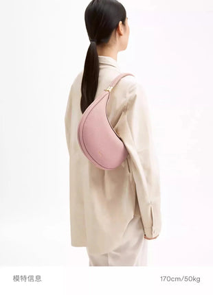 2025 Luxury Quality Half Moon Women's Shoulder Bag Crossbody Aesthetic Bags Women's Handbag Lock Catch Designer Underarm Bags PlatiNum