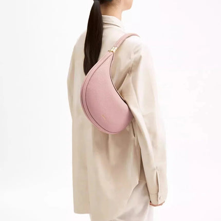 2025 Luxury Quality Half Moon Women's Shoulder Bag Crossbody Aesthetic Bags Women's Handbag Lock Catch Designer Underarm Bags PlatiNum