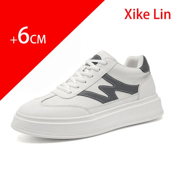Hot selling Breathable Thick soled Trendy waterproof Durable Casual height increasing shoes Increase by 6 centimeters