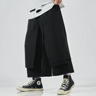 Pantaloni a Gamba Larga da Uomo, Stile Hip Hop, Jogger Casual, Streetwear Maschile, Pantaloni Larghi con Patchwork, Joggers alla Moda Comodi, Pantaloni da Donna