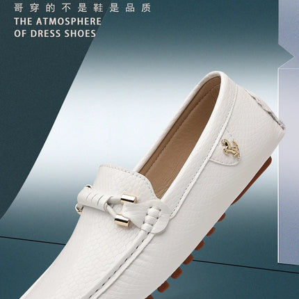 Scarpe casual da uomo nere classiche, comode scarpe basse in pelle PU da uomo, scarpe leggere senza lacci, scarpe da guida da uomo