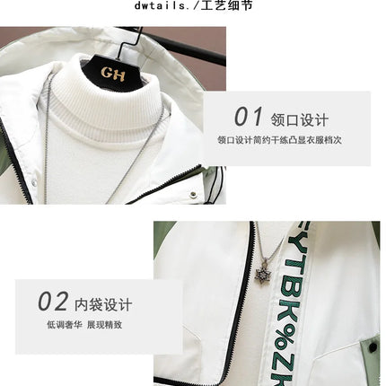Winter Warm Hooded patchwork Jacket+Pant 2-piece Set Men Set Sports Suit Fleece Thickened Sportswear Casual Men Tracksuit