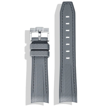 Cinturino in gomma per Swatch X Omega Joint MoonSwatch Cinturino sportivo impermeabile da 20 mm Cinturino con estremità curva in silicone per uomo donna platinumshop