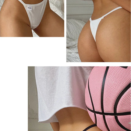 Sports Cotton  Sexy Women's Panties Simple Thongs Lingerie Briefs Female Underwear G-Strings Hot T-Back Breathable Underpants