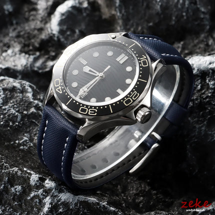 Cinturino per orologio in tela di nylon 18/19/20/21/22mm per Omega per Blancpain Sailcloth cinturino impermeabile cinturino da polso in pelle a sgancio rapido