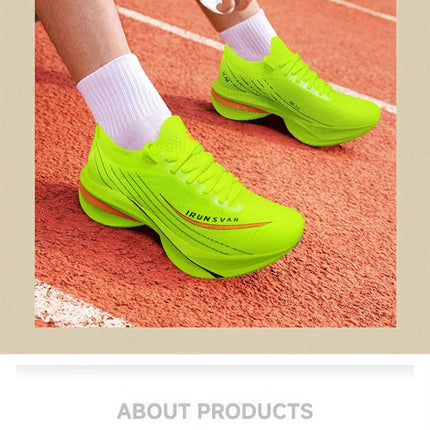 IRUNSVAN Rehuo 2.0PRO Full Length T800 Carbon Plate Running Shoes  Marathon  Professional Training, Men's  24098 PlatiNum