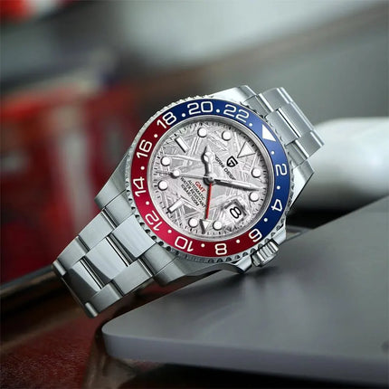 PAGANI DESIGN New GMT Men Watch Top Brand 40mm Mechanical Watch Sapphire Glass 100M Waterproof Automatic Wristwatch Reloj Hombre