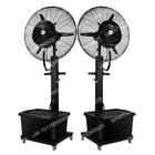 Ventilatore Industriale Commerciale di Qualità 110v 220v 26-30 Pollici da Pavimento/Soffitto per Esterni con Oscillazione e Nebulizzazione, Grande Ventilatore a Colonna con Spruzzo d'Acqua