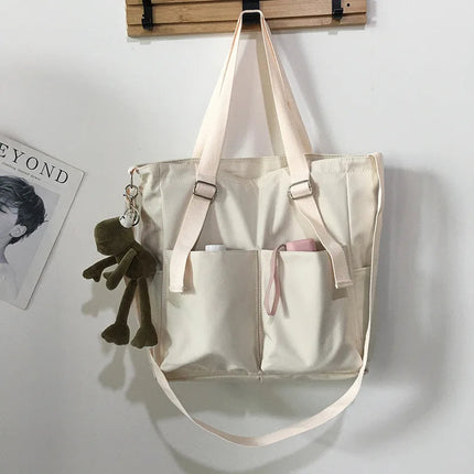 Waterproof Oxford Large Capacity Women Handbag Shoulder Bag Female Crossbody Bags for Women Casual Tote Bag PlatiNum