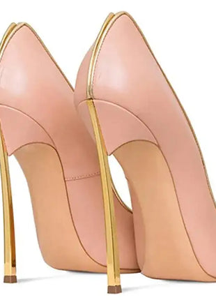 Nuove donne di estate pompe superficiale peep-toe tacchi alti scarpe da donna donna metallo stiletto punta a punta scarpe da donna Zapatos De Mujer platinumshop