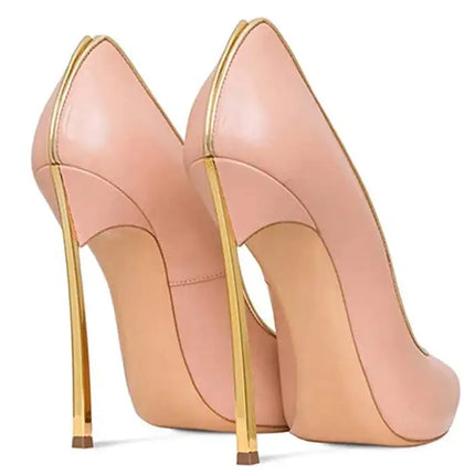 Nuove donne di estate pompe superficiale peep-toe tacchi alti scarpe da donna donna metallo stiletto punta a punta scarpe da donna Zapatos De Mujer platinumshop