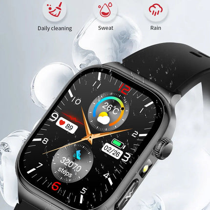 2026 Nuovo Misurazione Accurata Salute Smart Watch ECG + PPG Acido Urico Pressione Sanguigna Lipidi Nel Sangue Chiamata BT Smartwatch Per Le Donne Degli Uomini platinumshop