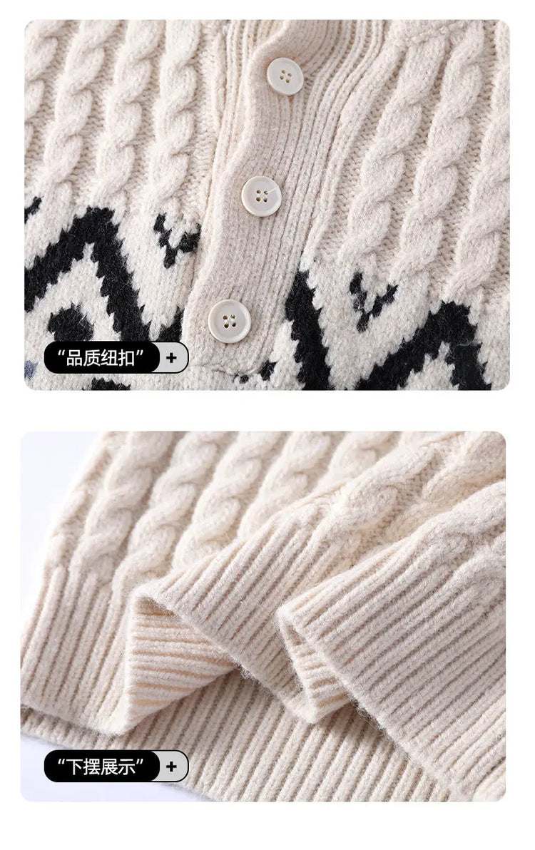 Mens Knit Sweater Autumn Winter Pullover Korean Soft Heavyweight Knit Polo Sweaters Minimalist Long Sleeve Casual Top