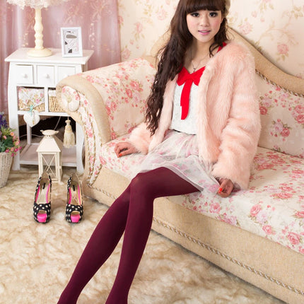 Primavera Autunno Collant Colorato Collant da Donna Sexy Collant Lolita Colori Caramelle Calze Moda Lingerie Gotica Collant