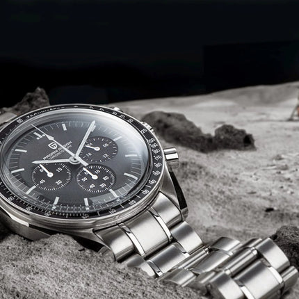 PAGANI DESIGN 2026 Nuovo Orologio da Uomo di Lusso con Vetro Zaffiro AR, Cronografo Sportivo con Quadrante Tachimetro 500, in Acciaio 316L, Luminoso