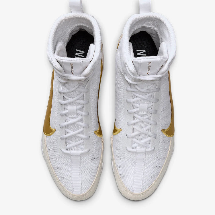 Nike Authentic Machomai 3 Men's Women's High-Top Lace-Up Durable Boxing Shoes HF7333-100