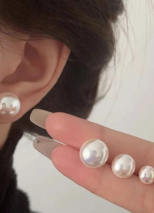 Nuovi orecchini di perle in argento sterling 925 con fascino di personalità, orecchini da donna con fascino squisito, regalo di compleanno, gioielli squisiti platinumshop