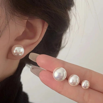 Nuovi orecchini di perle in argento sterling 925 con fascino di personalità, orecchini da donna con fascino squisito, regalo di compleanno, gioielli squisiti platinumshop