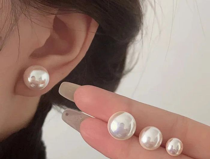 Nuovi orecchini di perle in argento sterling 925 con fascino di personalità, orecchini da donna con fascino squisito, regalo di compleanno, gioielli squisiti platinumshop