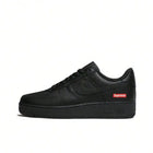 Nike * Air Force 1 Box Logo Fashion Low-Top Sneakers Unisex Black CU9225-001