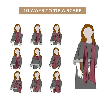 Neji Cloud Japanese Anime Shawl Wraps Women Winter Long Soft Scarf Pashmina Tassel Scarves