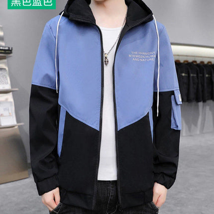 New  Autumn Winter Men's fleece Jackets Casual Warm Hooded Coats Sports Outwear Youth Tops Clothing