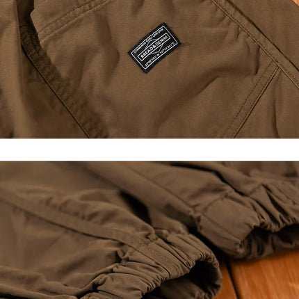 Winter New Thickened 100% Cotton Cargo Velvet Men's Winter Pants Comfortable Soft Keep Warm Retro Street Trousers  AZ640
