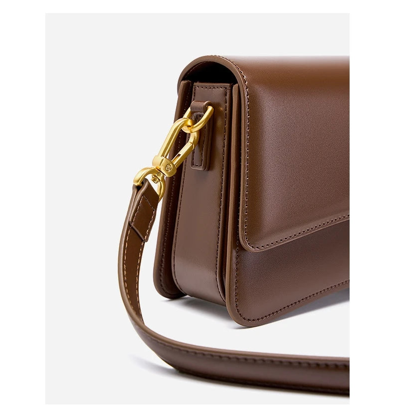 YANATARI underarm cowhide Genuine leather handbags women vintage shoulder bag female luxury bags womens high quality 2025