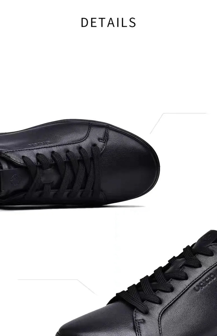 High-end Genuine Leather Men Shoes Soft trend Business Sneakers Men Fashion Sports Shoes For Men zapatillas hombre