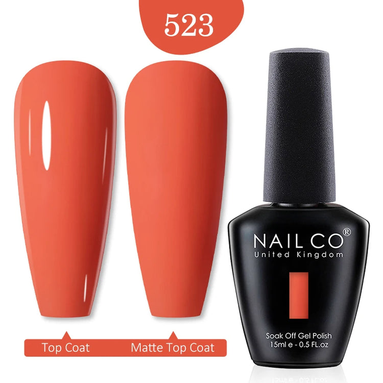 NAILCO 15ml Green Blue Series UV Nail Gel Polish Blue Colors UV&LED Gel Varnish Red Soak Off Semi Permanent LED Nail Gel Varnish