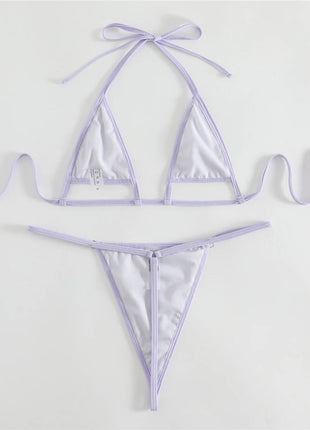 Nuovo rugoso estremo Mini Micro perizoma Bikini donna costumi da bagno femminile costume da bagno due pezzi Bikini bagnante costume da bagno Swim K4827 platinumshop
