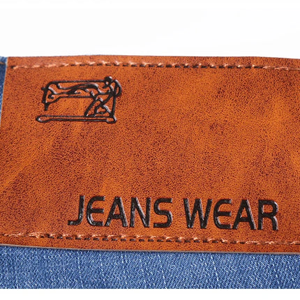 2026 Pantaloncini Casual da Uomo in Denim Cotone Elastico Dritti di Alta Qualità al Ginocchio Jeans Classici Vintage Moda Blu