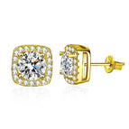 FB Or - Blanc / 0,5 ct Zircon SANS TRAITEMENT