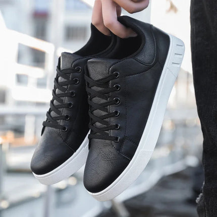 Casual Shoes Loafers British Leather Sneakers Flats Shoes Classic Men Leather Shoes Spring Summer New Trendy