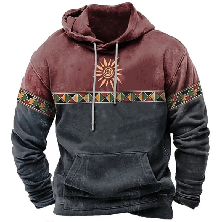 Vintage Totem Autumn Sweatshirt 3D Print Hoodies Loose Men/WOMEN Hoodie Holiday Hoodie Long Sleeve Coat Men Clothing