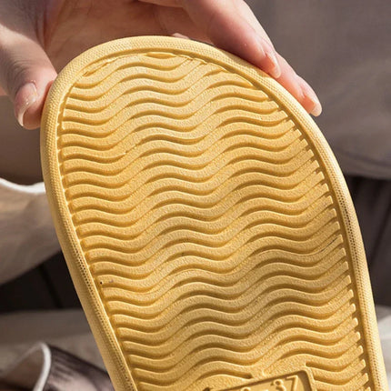 Pantofole da uomo in tinta unita da bagno sandali da massaggio antiscivolo da donna semplici scarpe da salute con fondo morbido Zapatillas Casa Hombre